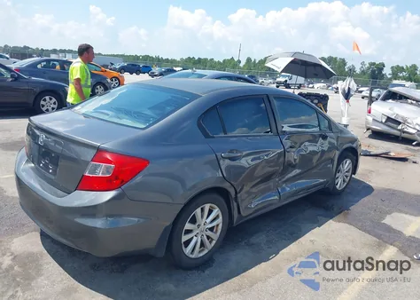 2012 Honda Civic Ex-L from USA, damaged, VIN 2HGFB2F95CH307638